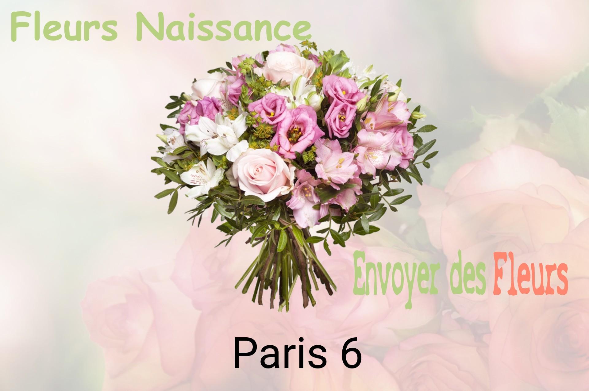 Bouquet de fleurs de naissance livré à Paris-6